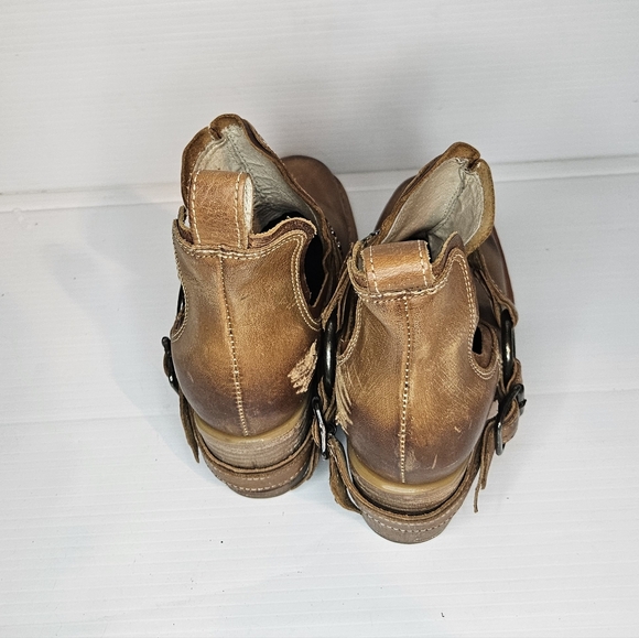 Freebird by Steven Dusty Camel Leather Boots – Square Toe, Size 7 - Picture 6 of 16